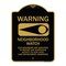 Signmission Designer Series-Warning-Our Neighbors Are Watching Black & Gold, 24" x 18", BG-1824-9867 A-DES-BG-1824-9867 - alternate 1